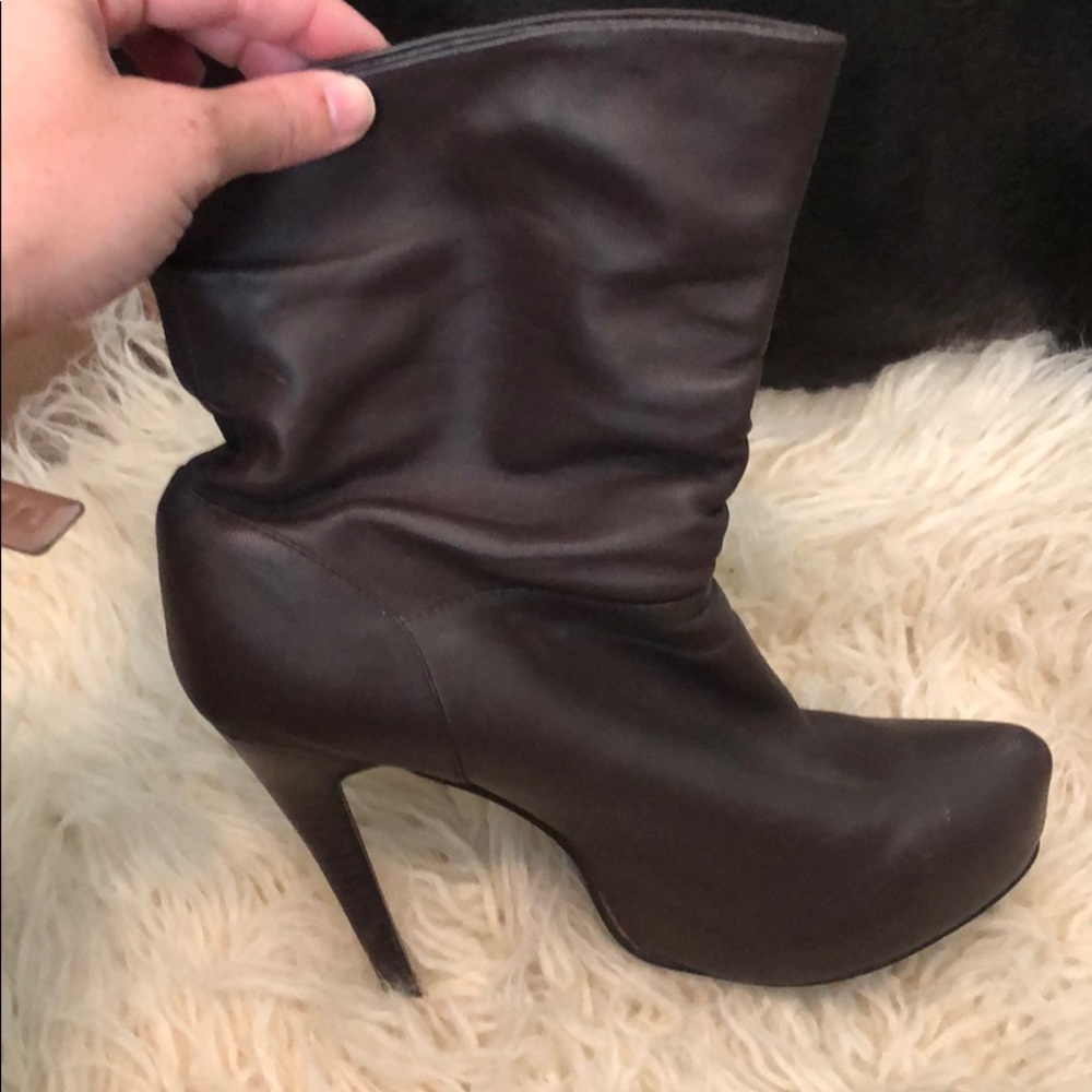 Platform 3.5 Inch Heel Bootie